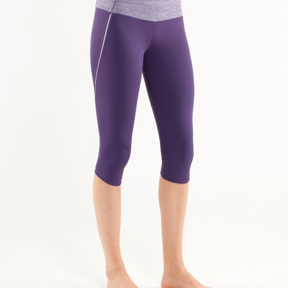 🥳HP🥳Lululemon Excel Crop Concord Grape Legging - Picture 4 of 10